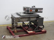 Machine and Process Design Inc., de-lumper & auger feeder, fixed blade de-lumper powered by a 10 HP drive