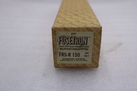 Bussmann fusetron frs-r 150 dual element time delay fuse stock k-3540