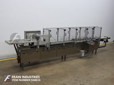 Anderson Packaging, Stainless Steel rotary card feeder and folder, rated from 20-120 cards per minute