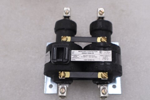 Mercury contactor 235no-120a-cs stock #l-232b