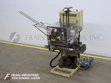 Thiele, automatic, rotary feeder and hot glue system, rated from 10-400 picks per minute