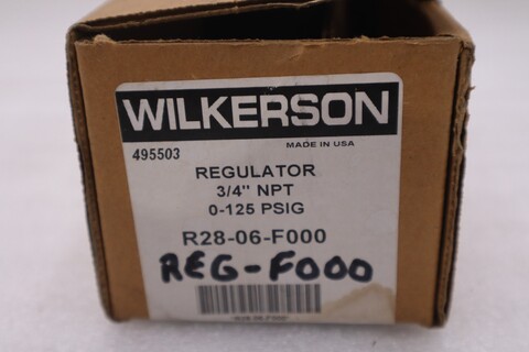 Wilkerson r28-06-f000 regulator r2806f000 - new - stock gf610a
