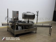 Fogg #FAA-3618, automatic, Stainless Steel, 36 head rotary, pressure gravity filler & 18 head rotary capper