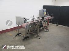 Oden, 2-head, Stainless Steel positive displacement filler, 1-10 gallons per minute with a fill range of 1 oz