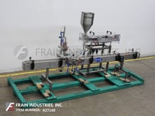 Geyer #Fillmaster-5000, Stainless Steel, dual piston filler / depositor, 4 oz to 36 oz fills each piston, (2)