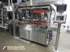 Image for All-Fill #R, twin head, 18 station, rotary powder filler with worm screw infeed and table top chain conveyor