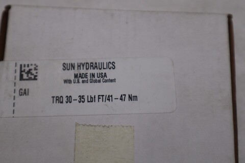 Sundstrand Hydraulics Trq 30-35 Lbf Ft/41-47 Nm - NEW IN BOX - STOCK GF327A