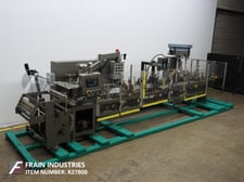 Southern Packaging #SPM10-12, automatic, horizontal, intermittent motion, form, fill, seal machine, 10-100