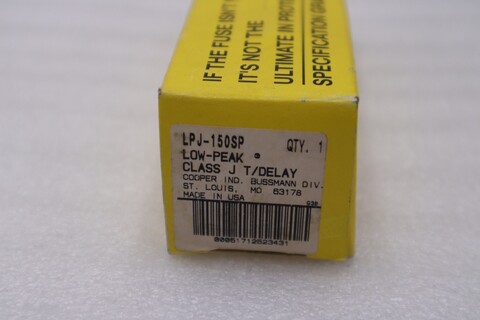 Bussmann LPJ-150SP Buss Low-Peak Dual Element Time Delay Fuse - STOCK 5849A