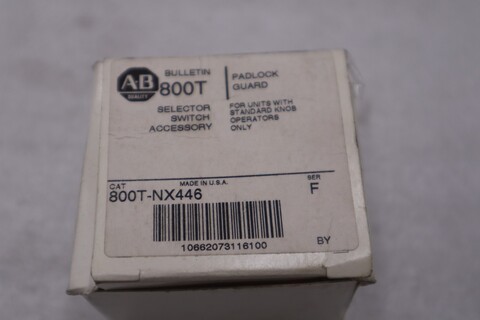 AB Allen-Bradley 800T-NX446 Ser F Padlock Guard Selector Switch STK GF701A