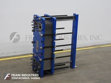 352 sq.ft., Johnson, LZW-400, plate and frame heat exchanger, 150/250 psi, 65 plates