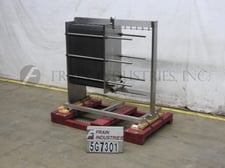 495 sq.ft., Thermaline #T28CH, stainless steel plate and frame heat, 100 psi, 165 plates