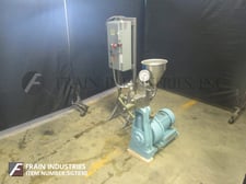 Gaulin #15M-8TASMD, 2-stage homogenizer, rated output capacity of 15 gallons per hour