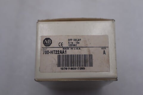 Allen-Bradley bradley 700-ht22a1 ser. a time delay relay 120vac new stock k-3178