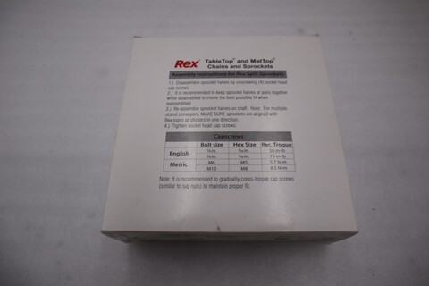 Image for NEW Rexnord NS1500-24T-1-1/2IN 1KW1SS PA Thermoplastic Split Sprocket STK H1879