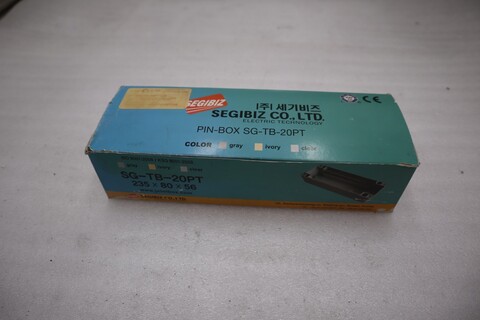 New segi biz terminal box sg-tb-20pt Gray colour - stock 3735cc