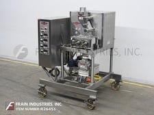 Fitzpatrick #2Lx8D, chilsonator roller compactor mill, 45-181 KG per hour, 316SS contact parts, 1.5 HP