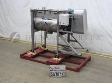 15 cu.ft. Marion #2041, jacketed paddle mixer with 316 Stainless Steel contact parts, lift up bolt down top