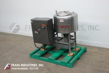 Breddo #LORW, 50 gallon, 316L Stainless Steel high shear, jacketed liquefier, 32" ID x 20" straight wall