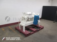 5 gallon Readco, dual sigma jacketed mixer, 316 Stainless Steel contact parts, 5 HP, lift up lid, manual hand