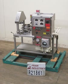 1 gallon Ross #DSLDM1, double planetary mixer, jacketed, 100 psi, temperature probe