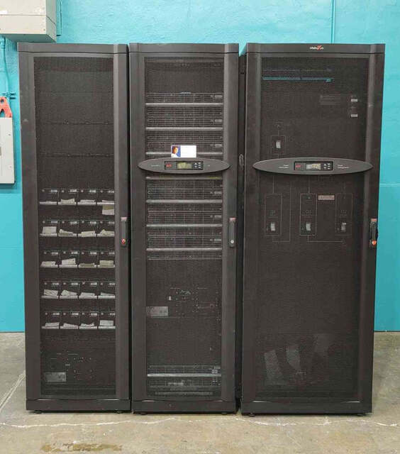 80.0 KVA APC Symmetra PX #SYCF80KF, uninterruptible power supplies system, 80 KW, 208 Volts, 3 phase, w/