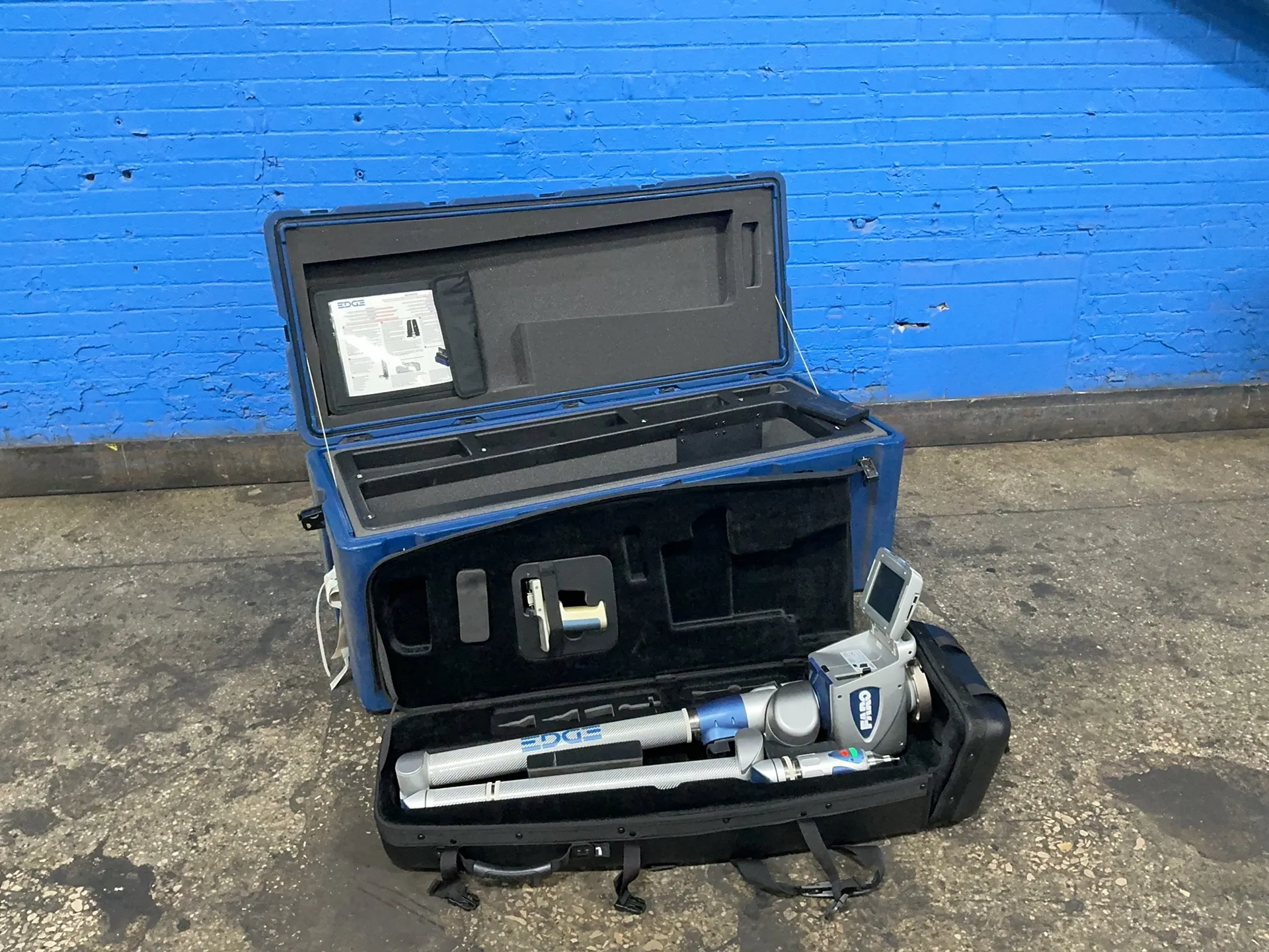Faro #14000, Edge ScanArm portable coordinate measuring machine, 0.0290 mm single point, Rev. 4.0, 2015