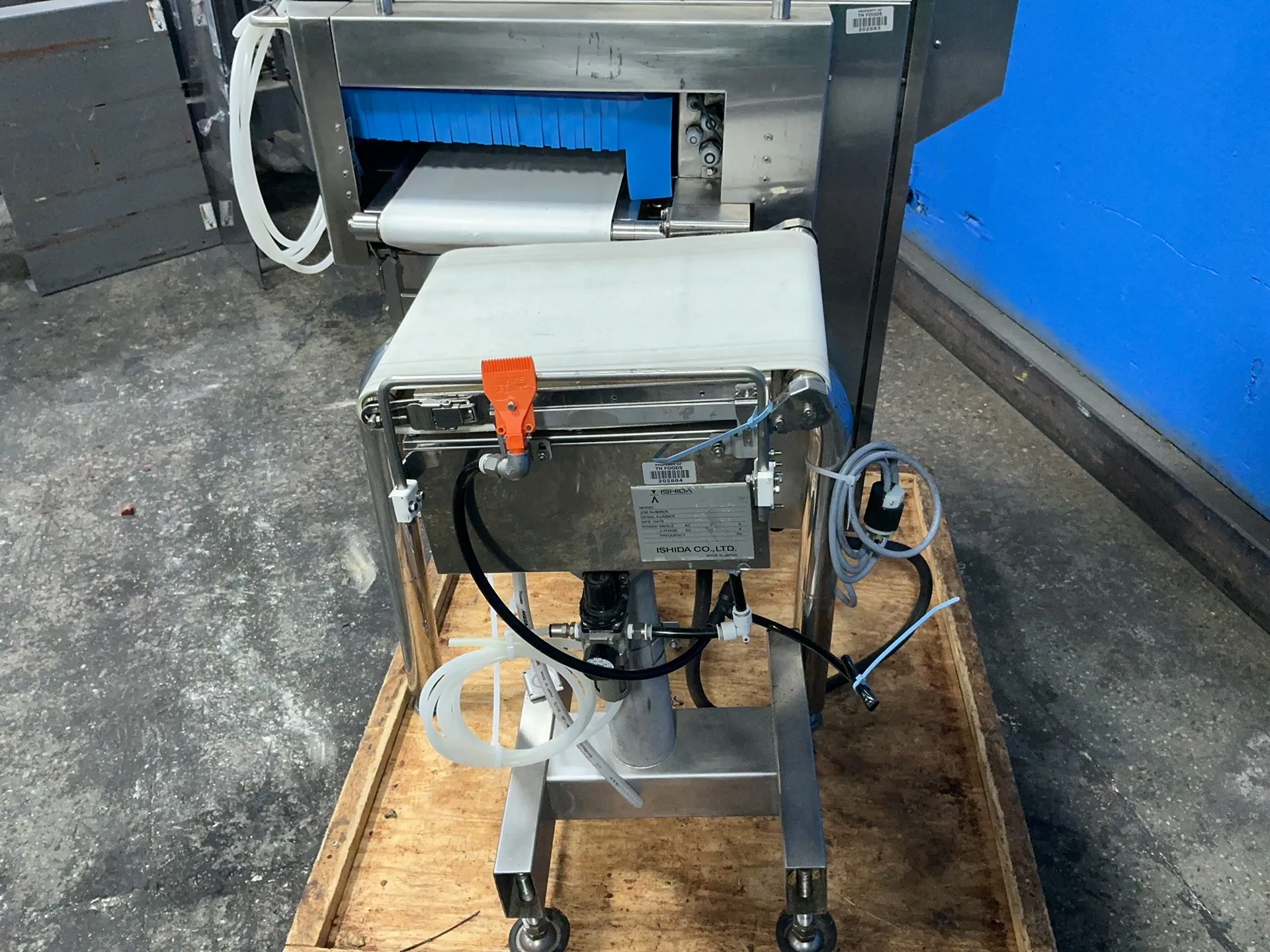 Ishida #IX-GA-S-2462, X-ray inspection system, 24 lbs. capacity, 10.5" width conveyor belt, 2012
