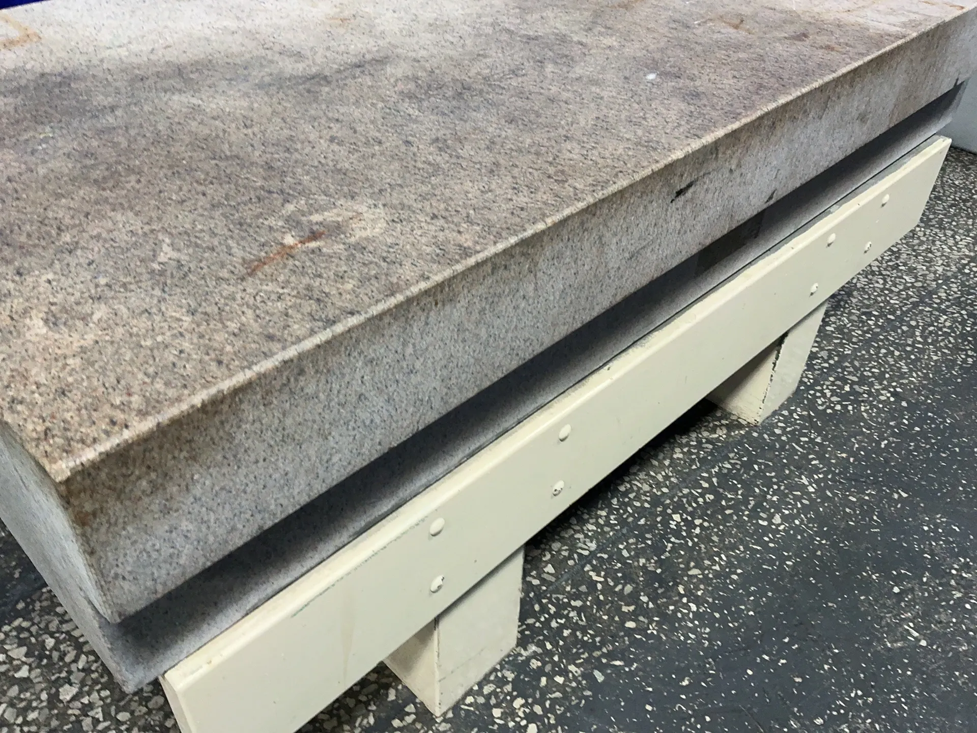 3 6" x 72" x 6" Starret, granite surface plate