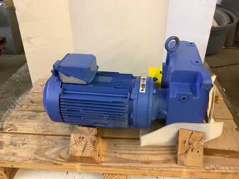 7.5 HP, 97 RPM, Sumitomo #EHYMS8-B612YA-Y3-18, Cyclo HBB Helical Gearmotor, coupled electric motor