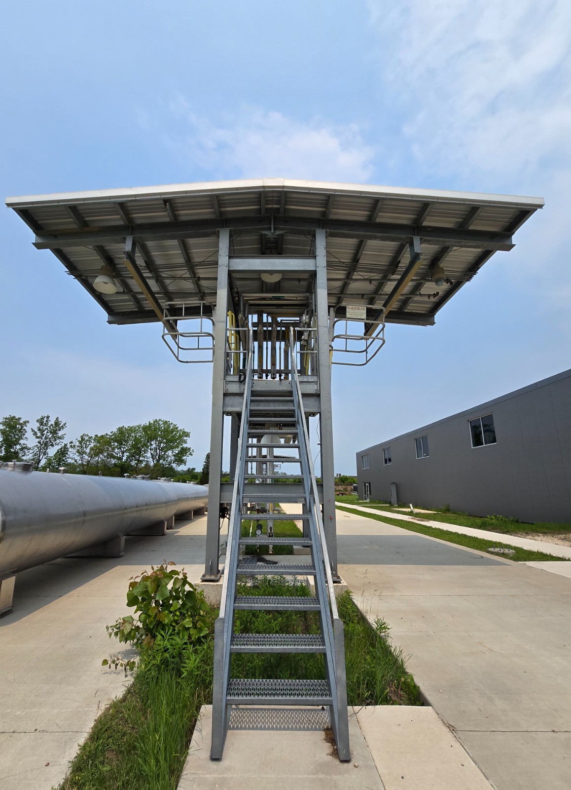 Carbis, Double Truck Loading Rack w/SAF-T-Canopy