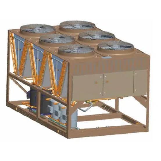 100 Ton, York #YLUA0098YE, Air Cooled Scroll Condensing Unit, R-410A, 2 refrigerant circuits, (3) fans, 460