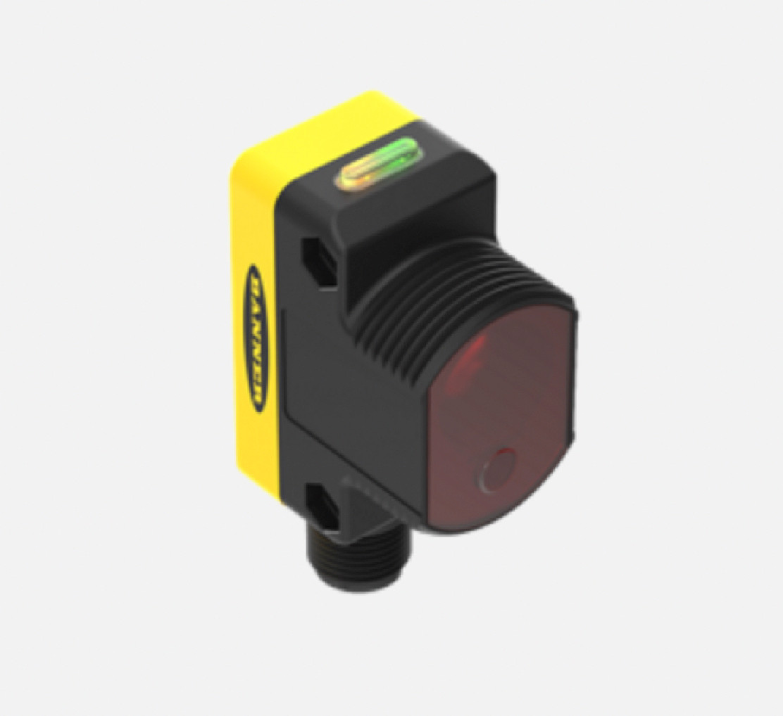 Banner R55CG2 02786 World-Beam QS30 Laser Diffuse Sensor (Class 2), Range 800 mm, NEW