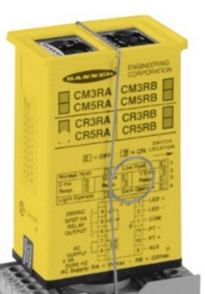 Banner CD5A 27553 Sensor, Amplifier Module, MAXI-AMP CD Series, SPST, NEW