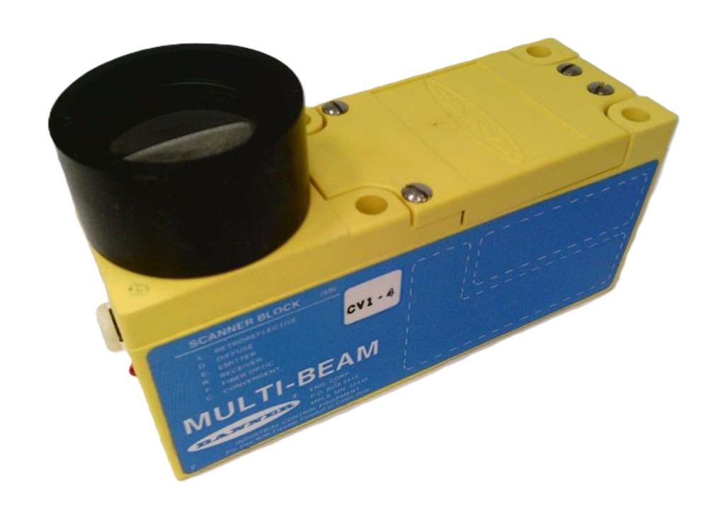Banner SBCV1-4 18649 MULTI-BEAM Scanner Block, NEW