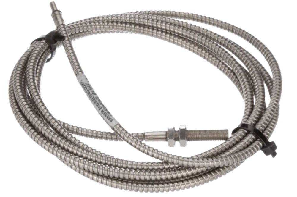 Banner IT210SM900 20661 Glass Fiber Optic Cable, Opposed, Length 10ft, NEW