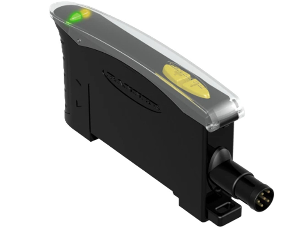 Banner D10BFPGQ5 73414 Fiber Optic Sensor, QD 5-Pin M12, Green, NEW