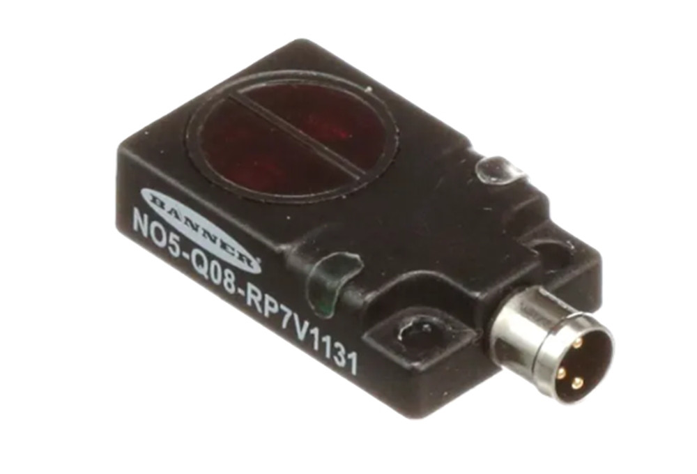 Banner NO5-Q08-RP7V1131 27395 Q08 Series Sensor, Diffuse, NEW