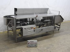 Omega Design #OS5-72, automatic, Stainless Steel, low profile, bulk plastic bottle unscrambler, 20-300 cpm