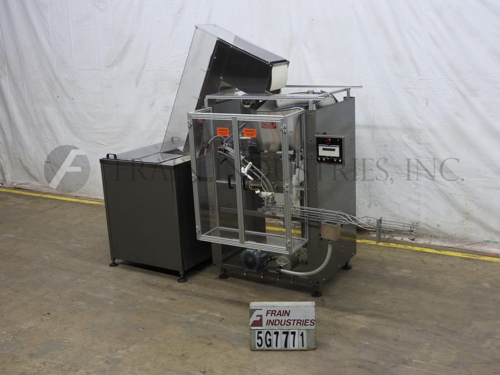 Palace #P-3H15, automatic, Stainless Steel, bulk plastic container unscrambler, elevator, upper/lower star