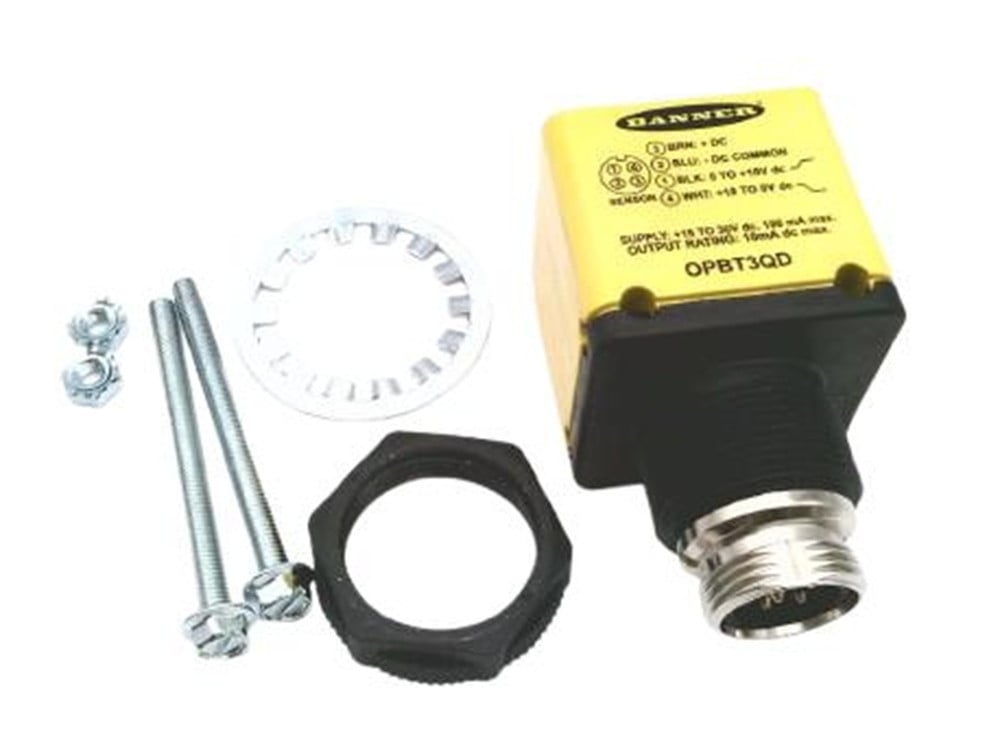 Banner OPBT3QD 27330 Analog OMNI-BEAM Sensor Power Block, NEW