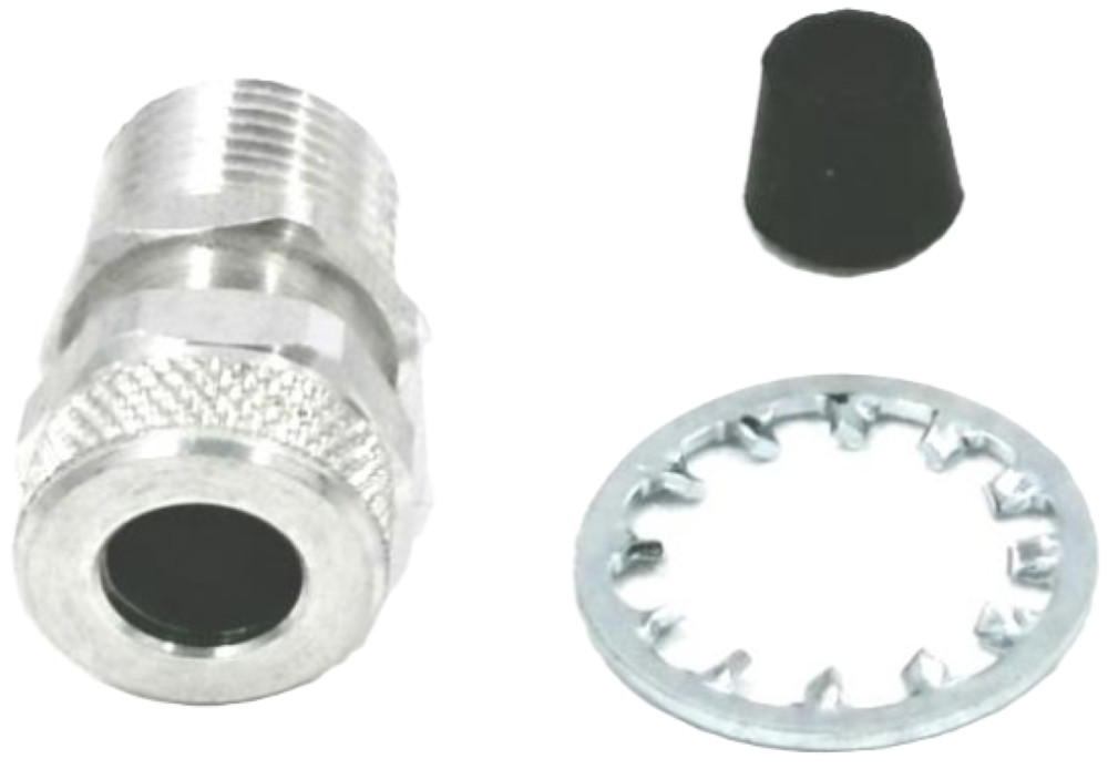 Banner RF1-2NPS 19183 MULTI-BEAM Sensor Cable Gland Assembly, NEW