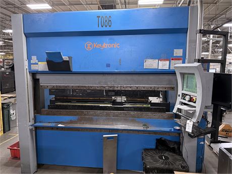 55 Ton, Finn-Power #50-2050-TS1, CNC press brake, 6.7'OA, 11.4" stroke, servo electric, TS1 Control, 4-axis