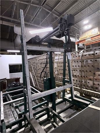Hilditch Enterprises #S-RK-FF, automatic glass loading & transfer system, w/ 101" x 144" free fall table