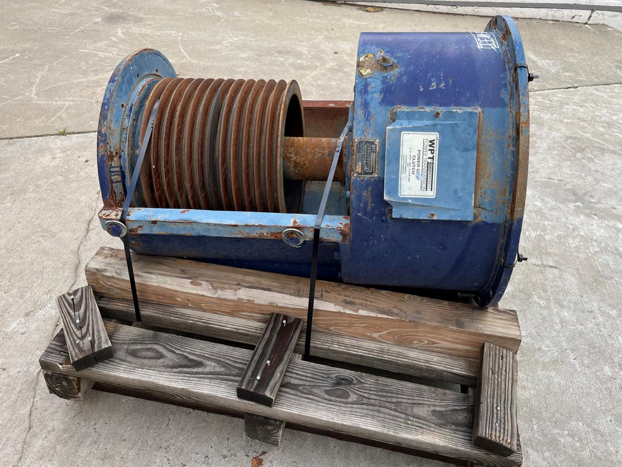 WPT Power Transmission #W18-CG-314, PTO Clutch w/ outboard bearing, for industrial engines up to 1000 HP, 18"