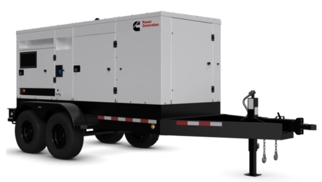 150 KW Cummins #C150D2RE, Diesel Generator Set, 277/480 Volts, QSB7-G9 engine, 4-position voltage selector