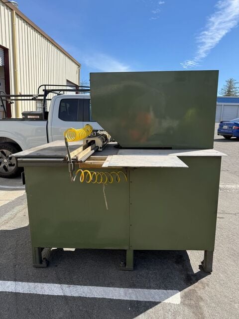 7.5 Ton, Di-Acro #VT-19S, power turret punch press, 18 station, indexing feed table w/pneumatic clamp