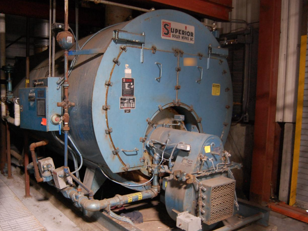 Used 1988 Mohawk 4-5-1279 250 HP 150 PSI Steam Boiler