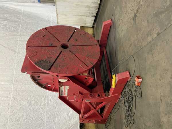 40,000 lb. Bode #2/VP/15, welding positioner, 86" table diameter, 0-140° power tilt, power rotation, 7.5 HP