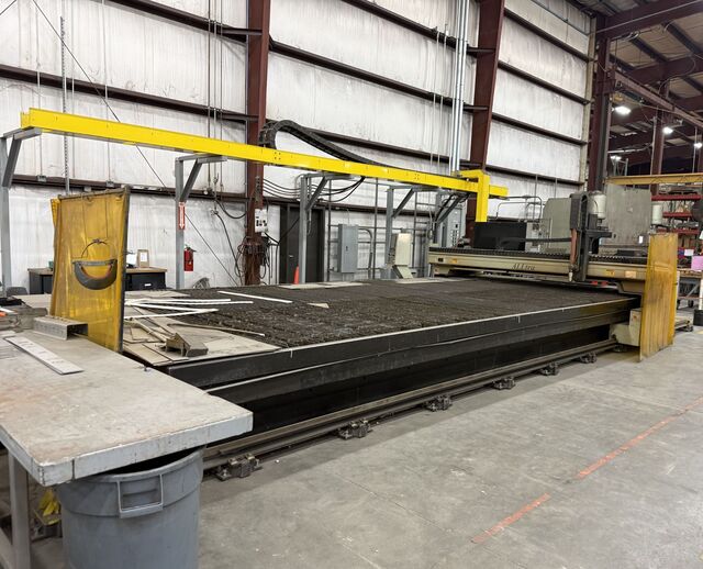 ALLtra #PG14-10DTR, 14' x 25' CNC plasma cutting table, Hypertherm HPR260 HyPerformance, heavy duty downdraft